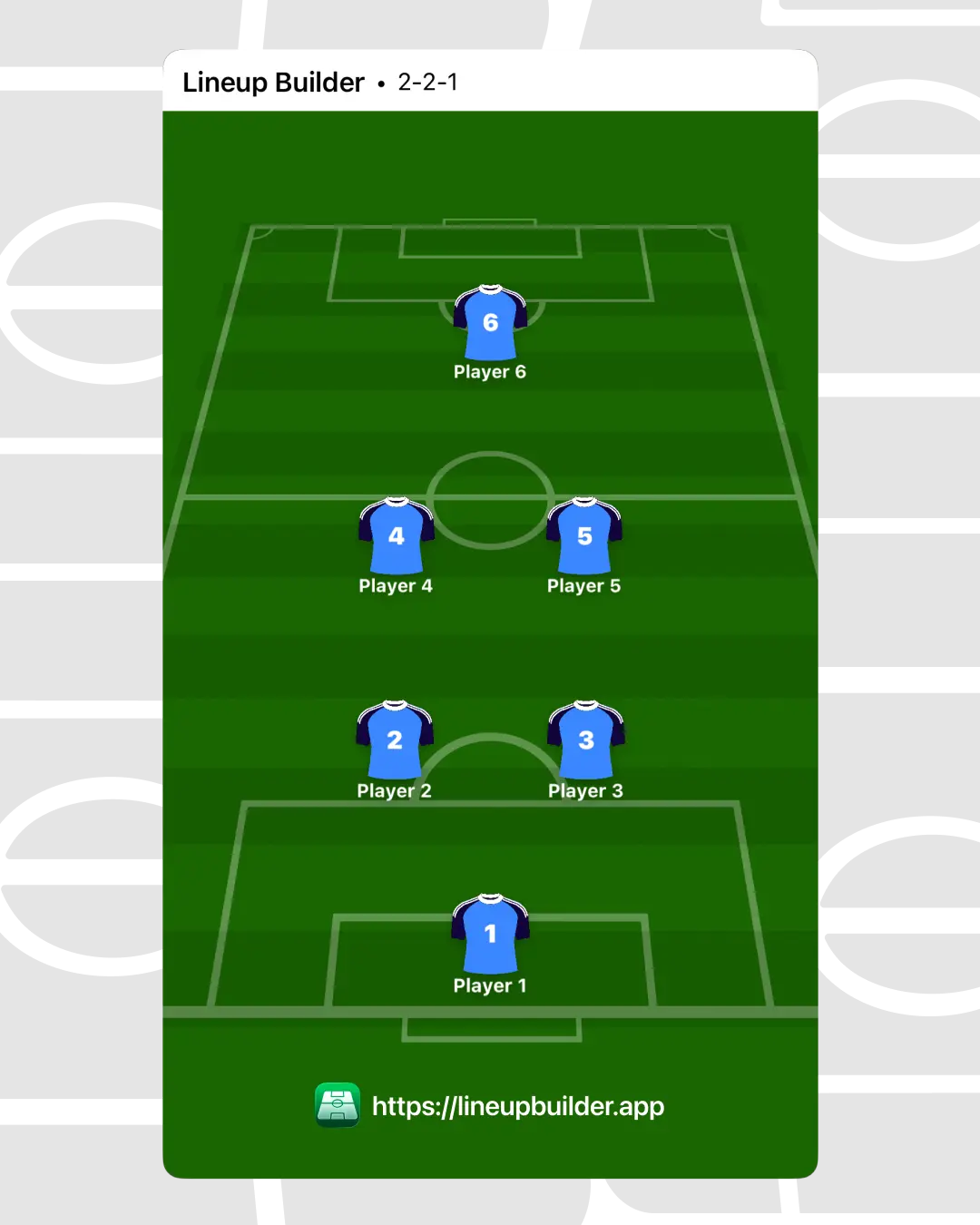 Best 6v6 Formation — football soccer formation lineup