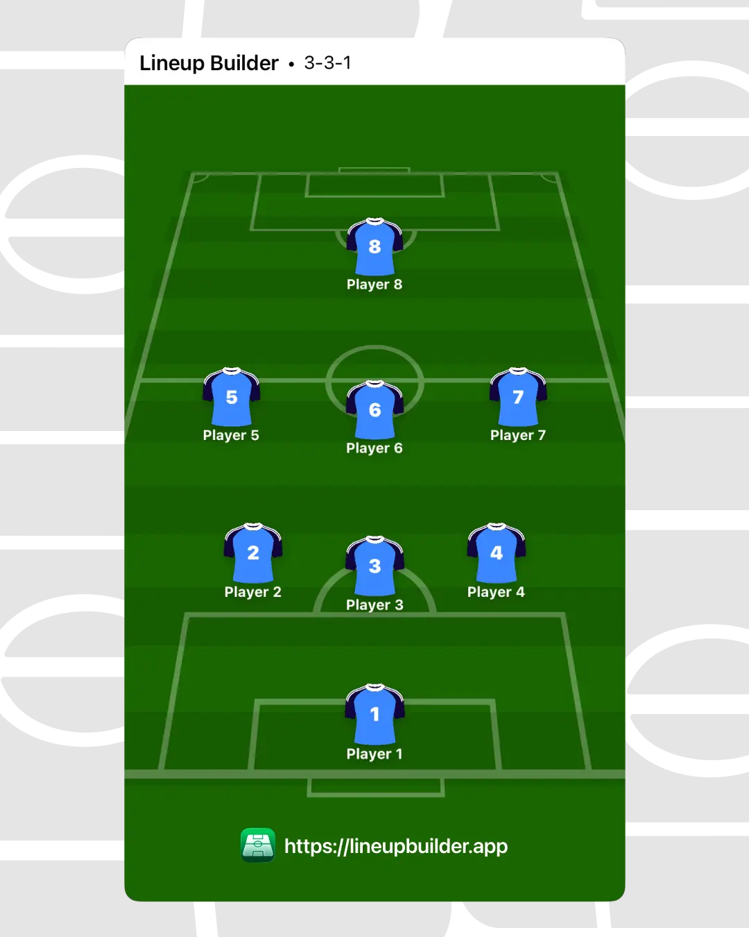 Best 8v8 Formation — football soccer formation lineup